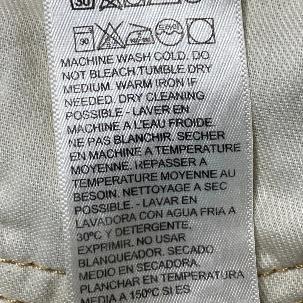 Levis 514 Straight Fit Khaki Tan Pants Mens 40x30 Cotton Stretch